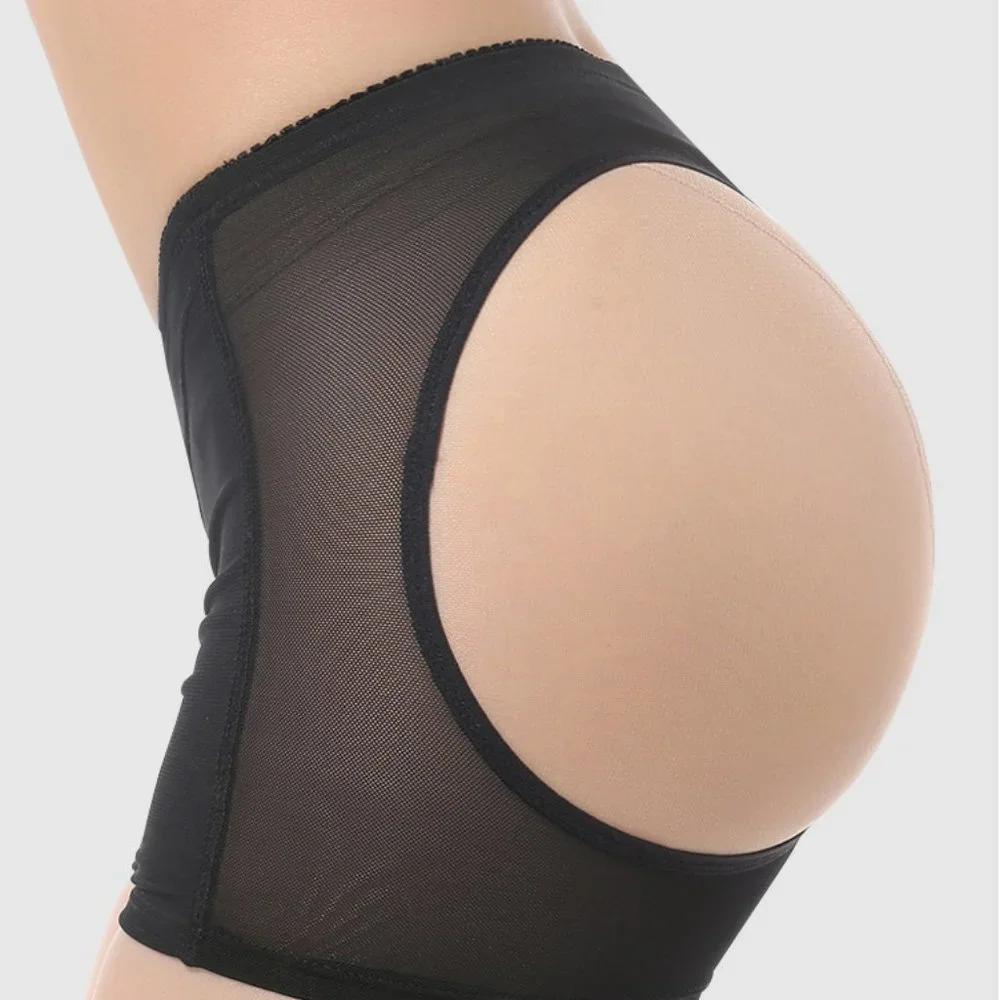 Butt lifting Panty Low Waistline Breathable Mesh Fabric(Black - L) - Picture 8 of 16